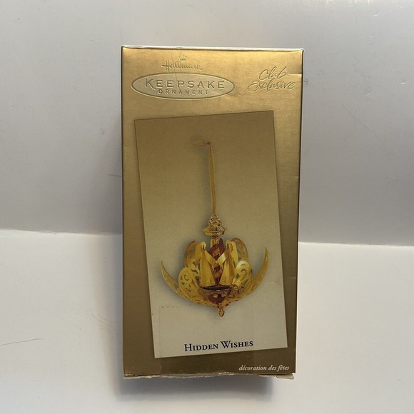 2004 Hidden Wishes Hallmark Ornament Club Exclusive - Picture 1 of 7